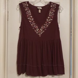 Knox Rose babydoll tank size L